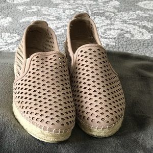 Steve Madden leather cutout Espadrilles